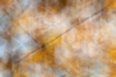Orange abstract background blurred round objects Stock Illustration