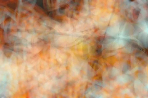 Orange abstract background blurred round objects Stock Illustration