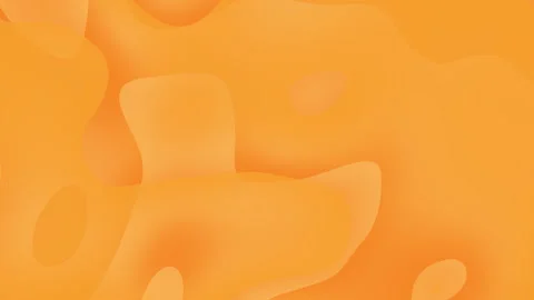 Orange abstract background features smooth flowing shapes. Stock Footage 301942235