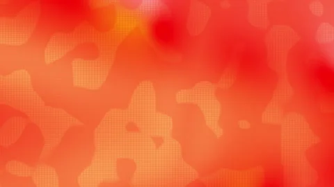 Orange abstract background has grid overlay blurred shapes. Stock Footage 310048310