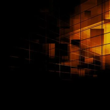 Orange Abstract Background Illustrazione stock