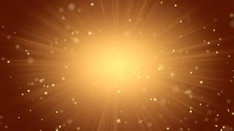 Orange abstract background light beams and particles Stock Footage 8862915