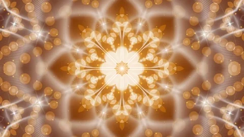 Orange abstract background, motion light and particles, loop Stock Footage 81902001