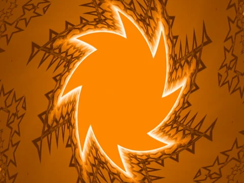 Orange abstract background, motion shape, loop Stock Footage 83731500