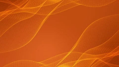 Orange abstract background with moving grid. Animation of abstract bright Stock Footage 260640947