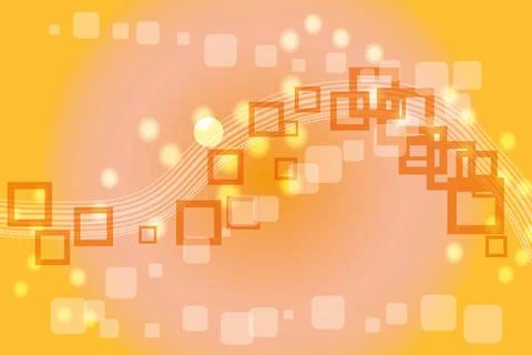 Orange abstract background with square shape Abstract background with squa... Stock Photos