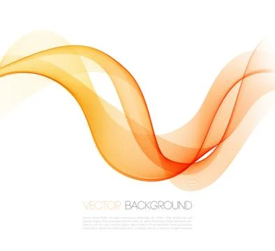 Orange abstract background. Vector Illustrazione stock