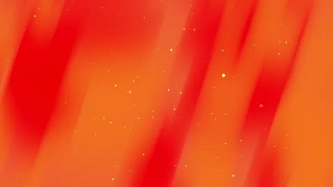 Orange abstract background, white particle light streaks and scattered sparkles, Stock Footage 297529220