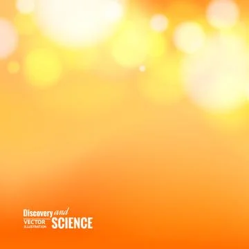 Orange abstract bokeh. Stock Illustration