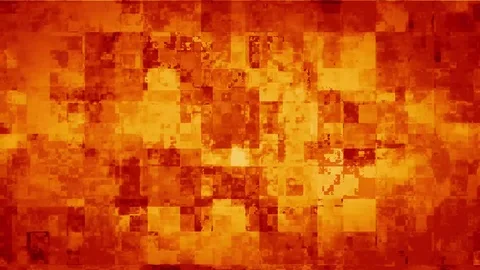 Orange Abstract Cell Noise Stock Footage 127250200