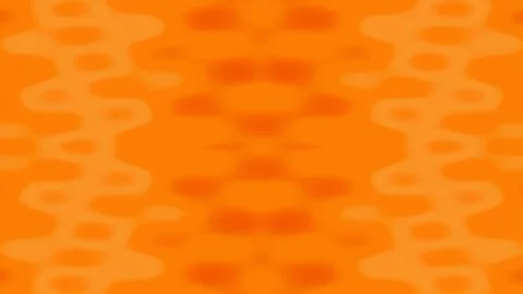 Orange Abstract Cellular Pattern With Soft Flowing Organic Motion 스톡 동영상 343018990