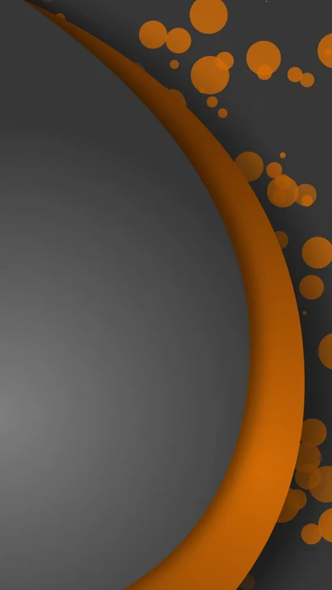 Orange abstract circles with drop shadow background. Loop vertical animation. Video stock 271152448
