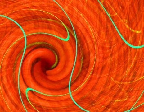 Orange Abstract Digital Manipulation Background Foto stock