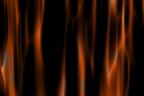 Orange abstract flame like background - digital animation Vidéo 94759