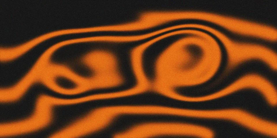 Orange Abstract Flow Lines Background for Modern Creative Design Stock Illustration