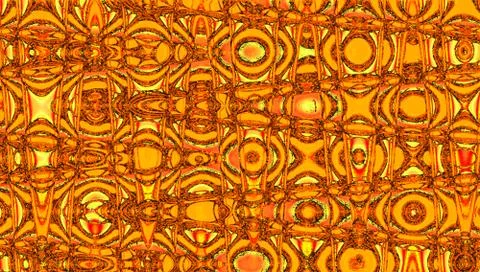 Orange abstract geometric mosaic pattern 스톡 일러스트