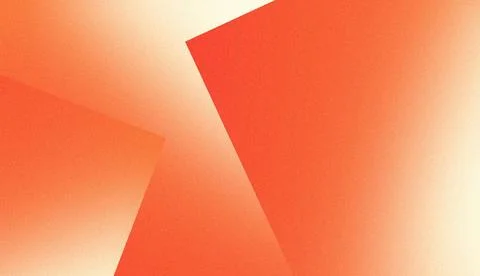 Orange abstract geometric pattern with grainy gradient effect, noise textu... Stock Photos