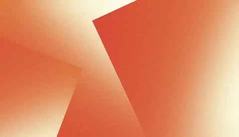 Orange abstract geometric pattern with grainy gradient effect, noise texture Foto stock