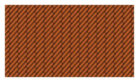Orange abstract geometric pattern with metallic sheen and gradient effect. イラスト素材