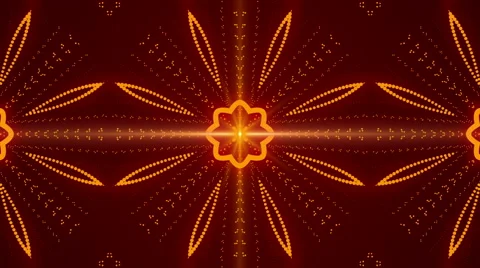 Orange abstract loop motion background Stock Footage 42811425