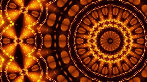 Orange abstract loop motion background Stock Footage 47385223