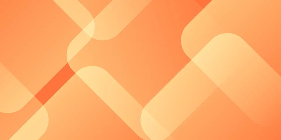 Orange abstract modern background. Simple geometric vector illustration. Li.. Stock Illustration