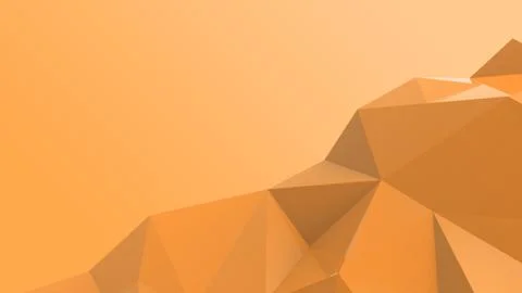 Orange abstract modern crystal background. Polygon, Line, Triangle pattern sh Stock Illustration