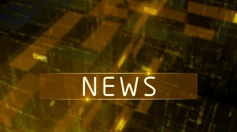 Orange abstract news generic background Stock Footage 42990222