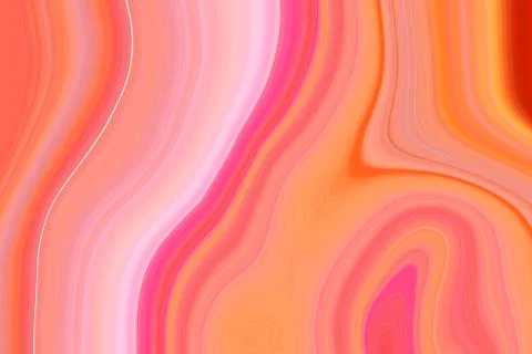 Orange Abstract Pattern / Marble Background Stock Illustration