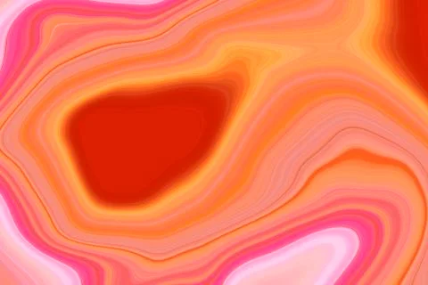 Orange Abstract Pattern / Marble Background Stock Illustration