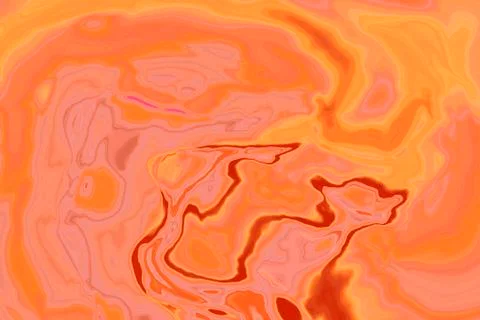 Orange Abstract Pattern / Marble Background Stock Illustration