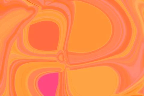 Orange Abstract Pattern / Marble Background Stock Illustration