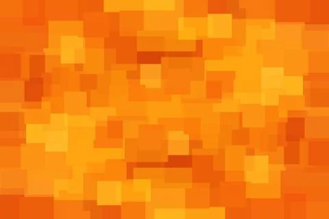 Orange abstract polygonal background Stock Illustration
