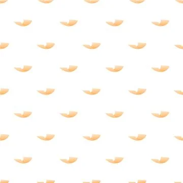 Orange abstract shapes creating seamless pattern background Illustrazione stock