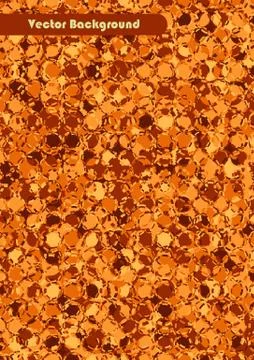 Orange abstract vector background Stock Illustration