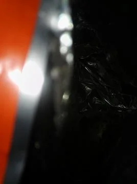 Orange abstract wallpaper with different elements Stock Photos