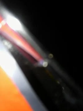 Orange abstract wallpaper with different elements Stock Photos