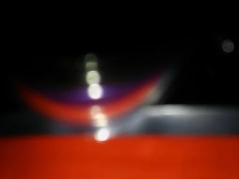 Orange abstract wallpaper with different elements Stock Photos