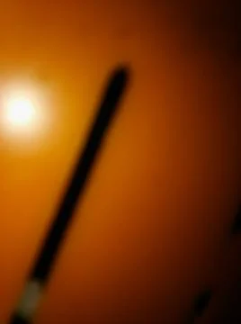 Orange abstract wallpaper with different elements Stock Photos