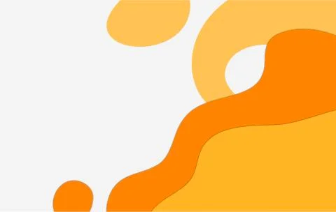 Orange Abstract Water wave vector illustration design background Stock Illustration