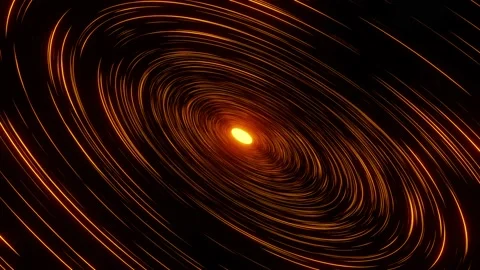 Orange Abyss 4K Stock Footage 150339614