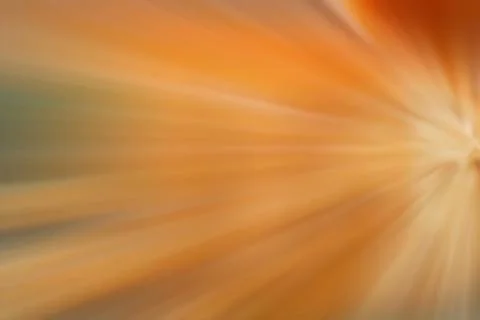 Orange acceleration speed motion on night road Stock Illustration