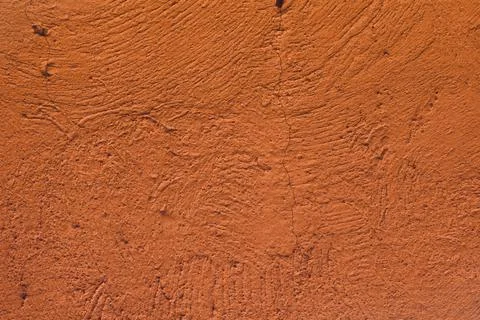 Orange aged cement with damaged paint texture - abstract background Stock Illustration