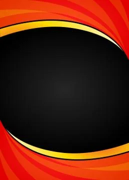 Orange and black background Stock Illustration