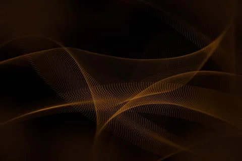 A orange and black wave background Stock Photos