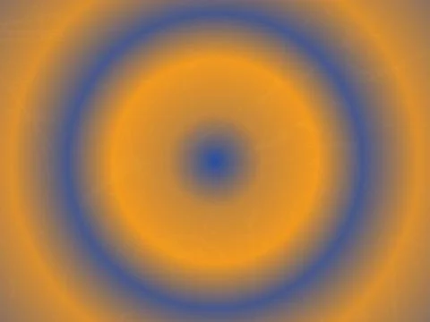 Orange and blue gradient circle background, abstract Stock Illustration