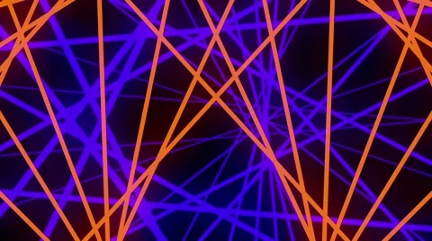 Orange and blue laser effect Stock Footage 46360806