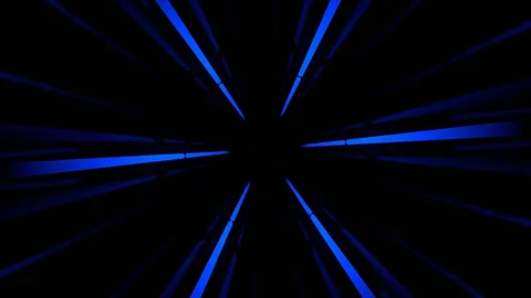 Orange and Blue Neon Strobe Hexagon Kaleidoscope Background VJ Loop in 4K Stock Footage 307918682