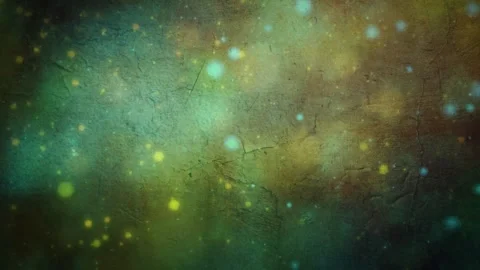 Orange and Blue Particle Fall Stone Wall 4K Loop Stock Footage 317911800