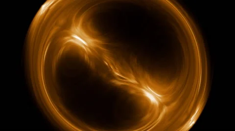 Orange and circular abstract 스톡 동영상 65828386